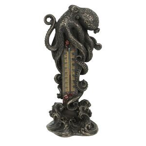 Perpetual Octopus Precision Mood Teller Tabletop Indoor Thermometer 7.25 Inch